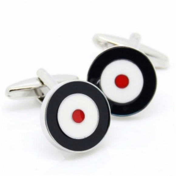 Boutique Other - Mod Bullseye Cuff Link Set NWT